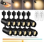 2025 Upgraded Pack 9-CCT Zoomable 12W Led Track Light Head With Remote. Fixed Price $267.32.