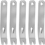 Ronrons 5 Pack Mini Stainless Steel Pocket Pry Bar Edc Survival Tool Keychain. Fixed Price $15.83.