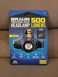 Braun Professional Swivel Headlamp 500 Lumens Item 70752. Fixed Price $23.99.