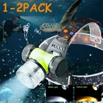 1-2X Scuba Diving Yellow + White Led Headlamp Underwater 262FT Waterproof Torch. Fixed Price $39.99.