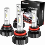 Sealight X1 9005 H11 Led Headlight Bulbs Combo White High Low Beam 4PCS - New. Fixed Price $35.89.