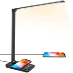 Jostic Led Desk Lamp With Wireless Charger, Usb Charging Port, 10 Brightness,.... Fixed Price $41.17.
