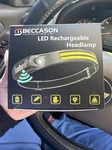 Beccason Led Rechargeable Headlamp. Fixed Price $14.00.
