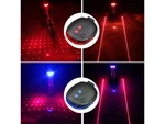 Cycling Bicycle Bike Rear Tail Safety Warning 5 Led+ Laser Flashing Lamp Light. Fixed Price $7.25.