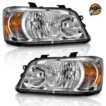 Weelmoto Pair Headlights For 2004-2006 Toyota Highlander Chrome W/o Bulbs. Fixed Price $82.88.