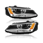 For 2011-2018 Volkswagen Jetta MK6 Headlights Headlamps Left Right Chrome. Fixed Price $163.27.