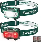 Everbrite Headlamp, 2 Pack Kids With Red Light And Adjustable, Green. Fixed Price $18.30.