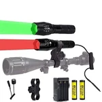 Bestsun 350 Yard Red And Green Led Coyote Hog Hunting Flashlight With Pres. Fixed Price $86.76.