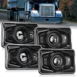 Nilight 4X6 Inch Headlights 60W Dot Approved Hi Lo Sealed Beam 4PC. Fixed Price $129.99.