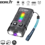 Boruit EV20 1100LM Usb-c Rechargeable Led Flashlight Uv Rgb. Fixed Price $50.30.