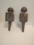 Buggy Auto Lamp Lantern Light Pair Of Antique Beveled Glass W Red Marker Lens. Fixed Price $45.00.
