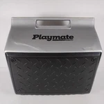 Igloo Playmate Cooler The Boss 14 Qt Lunch Box Black Silver Yellow Diamond Plate. Fixed Price $21.99.