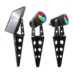 Mini 50X Twin Solar Lights Outdoor Multi Color Changing Rgb Led Spotligh.... Fixed Price $54.80.
