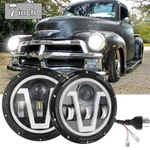 Pair 7"INCH Round Led Headlights With Drl Turn Signal For Chevy Truck 1947-1957. Fixed Price $98.99.