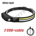 Cob Led Headlamp Usb Rechargeable Headlight Bar Band Torch Work 6000K. Fixed Price $276.66.