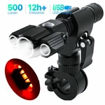 Usb Rechargeable Led Bicycle Bike Front Lamp Set Cycling. Fixed Price $14.99.