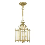 Livex Lighting Livingston 3 Polished Brass Chain Hang/ceiling Mount. Fixed Price $154.99.
