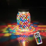 Solar Mosaic Outdoor Lanterns - 12 Color Changing Led, 4 Lighting Modes With .... Fixed Price $45.27.