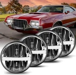 3/4 Inch Round Led Headlights 4PCS Projector 5.75 H5001 H50... Fixed Price $229.99.