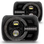 Online Store 5X7 7X6 H6054 Halo Headlights H4 Sealed Beam. Fixed Price $179.99.
