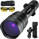 Uv Flashlight 365NM Black - Woods Lamp 20W High Power Rechargeable Ultravi. Fixed Price $69.13.