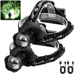 Rechargeable Headlamp, 3000 Lumens Led Super Bright With 5 Lighting.... Fixed Price $54.31.