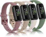 Vancle Fitbit Inspire 3 Bands 4 Pack Silicone Sport Replacement Straps. Fixed Price $14.90.