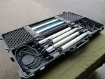 Military Tent Set Kit Stringable General Lighting Pelican Case 4. Fixed Price $250.00.