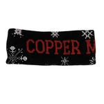 Copper Mountain Skiing Headband Spell Out Ear Warmer Black Snowflake Vintage Os. Fixed Price $65.00.