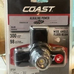 Coast 21114 HL40 300 Lm Black/red Led Head Lamp Aaa Battery. Fixed Price $29.99.