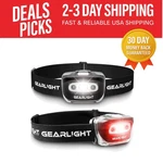 Ultra-bright 2-PACK Led Headlamps With Red Light Perfect For Camping & Repair. Fixed Price $33.99.