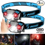 Motion Sensor Led Headlamp Ultra-light Bright Usb Rechargeable Torch. Fixed Price $8.99.