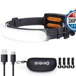 Svsviio Rechargeable Headlamp PRO5000MAH 1500 Lumen Super Bright 230BEAM Led. Fixed Price $52.67.
