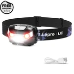 Lepro Led Headlamp Rechargeable 300LM 5 Modes IPX4 Waterproof Camping Hiking. Fixed Price $22.99.