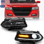 Halogen Model Headlights Assembly Compatible With Dodge Charger 2015-2021 Headla. Fixed Price $468.06.