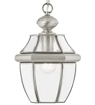 Livex Lighting 2152 Nickel Monterey 1-LIGHT Outdoor Small Pendant. Fixed Price $185.96.