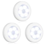 3PCS Led Motion Sensor Puck Light, Tsv Wireless Night Magnet Stick-on. Fixed Price $28.99.