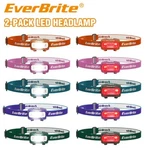 Everbrite 2-PACK Led Headlamp Adjustable 5-LIGHTING-MODES With 6 Aaa Batteries. Fixed Price $16.99.