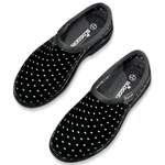 Black & White Polka Dot Print Women's Sloggers Waterproof Outdoor Garden Shoes. Fixed Price $44.99.
