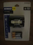 Nib Kobalt 450 Lumens Led Headlamp With Batteries Impact Resistant 60M 4-MODE. Fixed Price $8.99.