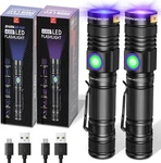 Darkbeam Uv Flashlight 365NM & 395NM Blacklight Rechargeable Usb, Wood Lamp. Fixed Price $44.35.