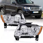 Mostplus Headlight For 11-13 Jeep Grand Cherokee / 11-17 Compass Front Lamp. Fixed Price $119.00.
