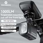 Rockbros Bike LIGHTS,1000LM High Lumen Super Bright 3MODE Rechargeable Headlight. Fixed Price $28.99.
