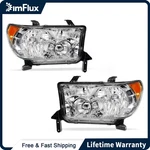 Dimflux Headlights For 07-13 Toyota Tundra 08-17 Sequoia Chrome Housing. Fixed Price $101.90.