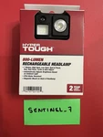 Hyper Tough 800-LUMEN Rechargeable Headlamp W/red Light Magnetic Mount Auto Dim. Fixed Price $24.99.