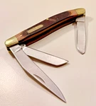 Vintage Schrade Old Timer -- 4" Stockman 61OT W/ 3" Slim Clip Blade Xlnt. Fixed Price $39.00.