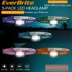 Everbrite Bright Led Super Lighting Modes Flashlight 5-PACK. Fixed Price $24.99.
