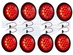 Trux TLED-4X40 Inch Round 19 Diode Red/white Dual Revolution Light Grommet. Fixed Price $380.00.