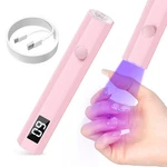 Mlogiroa Uv Nail Light Handheld Size, Pink. Fixed Price $9.11.