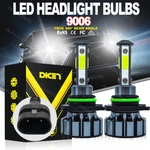Pair 4-SIDES 9006 HB4 2400W 360000LM Led Headlights Kit Hi/low Power Bulbs 6000K. Fixed Price $13.99.